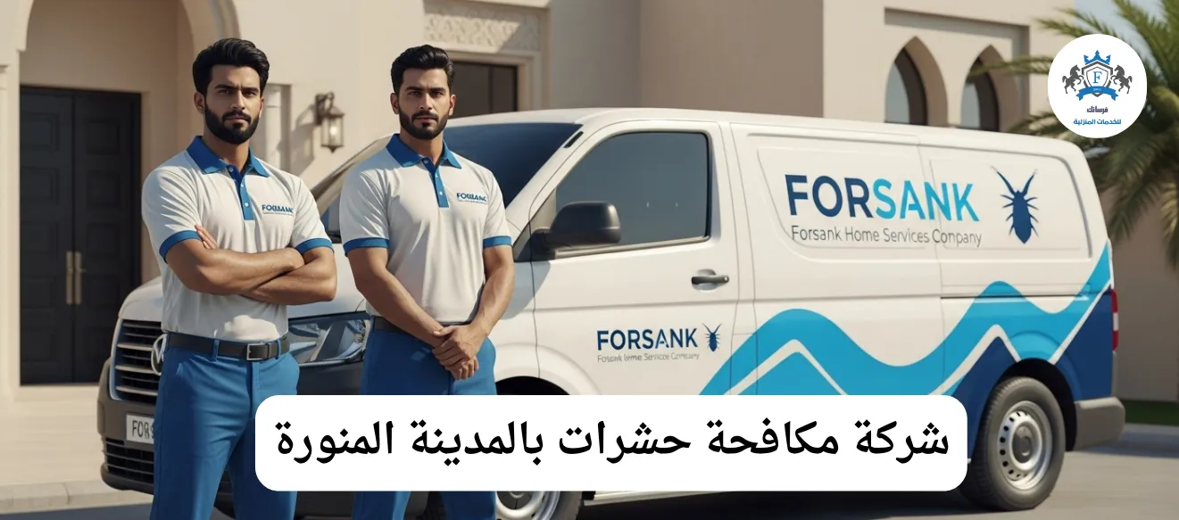 فريق شركة فرسانك لمكافحة الحشرات يستعد لمهمة في المدينة المنورة